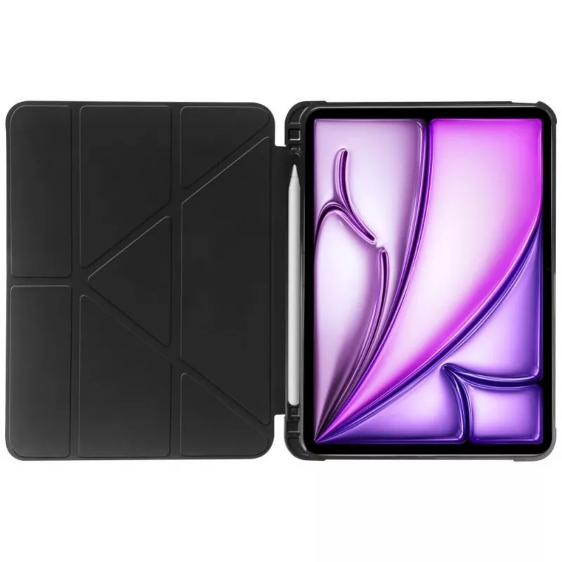 Tech-Protect SC Pen Origami -kotelo iPad Air 13 tuumaa 2024 - musta