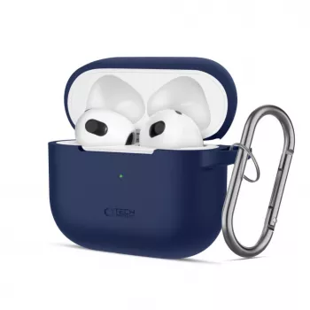 Tech-Protect silikoninen Hook kotelo Apple AirPods 3 - sininen