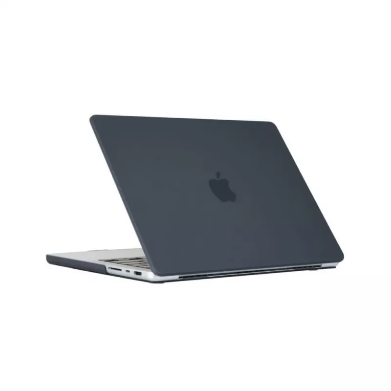 Tech-Protect Smartshell kova kuorikotelo MacBook Pro 14 M1/M2/M3/M4/M5 2021-2025, musta mattapinta