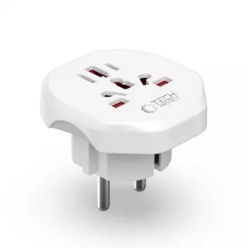 Tech-Protect Universal WL-09 yleismatkasovitin EU valkoinen