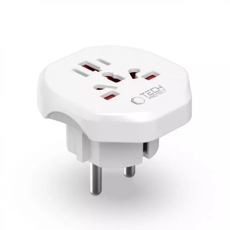 Tech-Protect Universal WL-09 yleismatkasovitin EU valkoinen