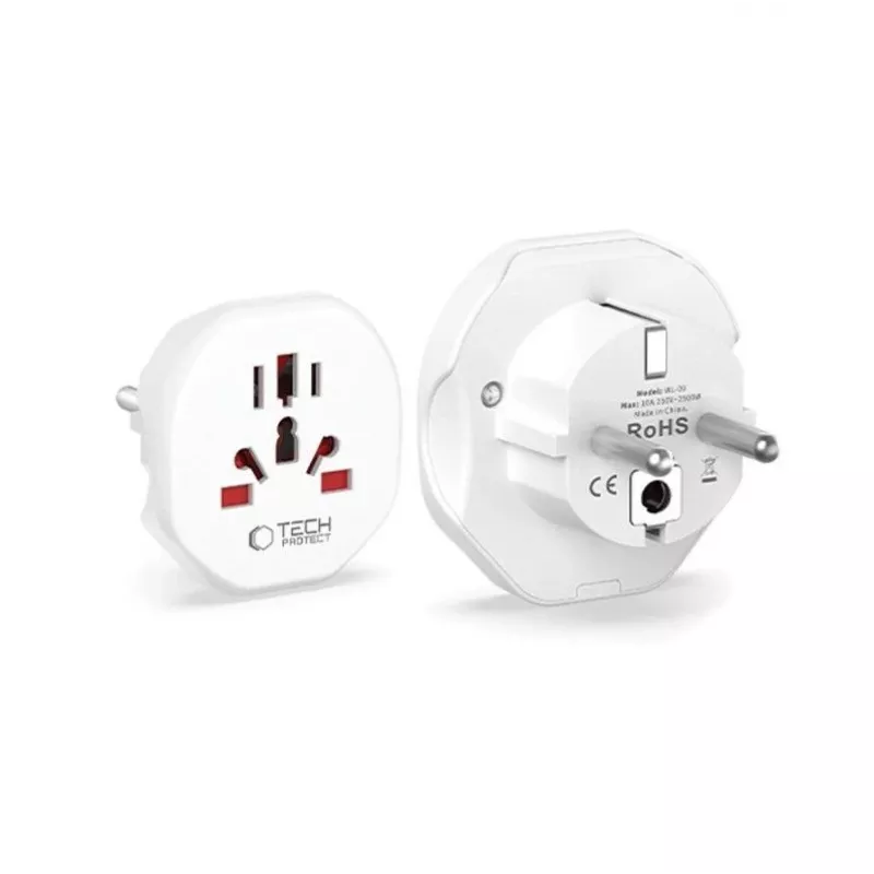 Tech-Protect Universal WL-09 yleismatkasovitin EU valkoinen