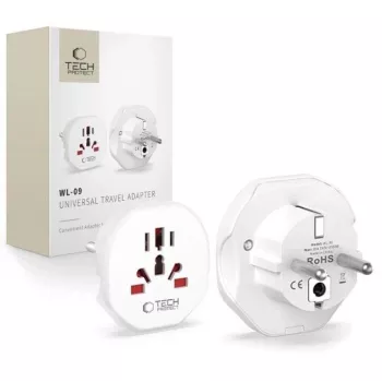 Tech-Protect Universal WL-09 yleismatkasovitin EU valkoinen