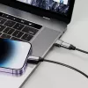 Tech-Protect USB-A (uros) - USB-C (naaras) adapteri - USB 3.0, 5 Gbps, Space Grey