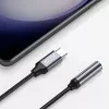 Tech-Protect USB-C - 3,5 mm mini-jakki audioadapteri (liitäntä) - musta
