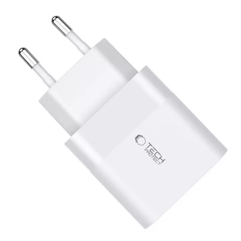 Tech-Protect White MagSafe -takakansi Apple iPhone 15 Pro Max -malliin