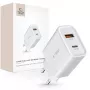 Tech-Protect White MagSafe -takakansi Apple iPhone 15 Pro Max -malliin