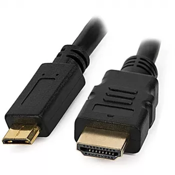 Techly HDMI-kaapeli - HDMI-uros Mini-HDMI-urokseen 0,5 m musta