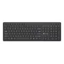 TECHLY langaton RF 2,4GHz USB-näppäimistö UK-asettelu Chocolate Black