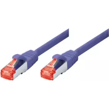 TECLINE Cat 6 S-STP PIMF verkkokaapeli, violetti, 0,5 m, Slim Bend Protection 71500V