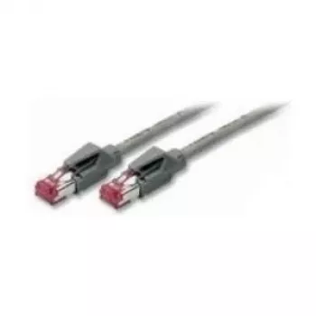 TECLINE Cat 6a S/FTP PiMF -verkkokaapeli, 10 Gbps, LSZH, harmaa, 30 m, Draka-kaapeli, Hirose TM31 -liittimet 72230