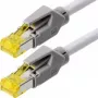TECLINE Dätwyler Cat 6a S/FTP -patchkaapeli, 7,5 m, harmaa, LSZH, Hirose TM31 78007