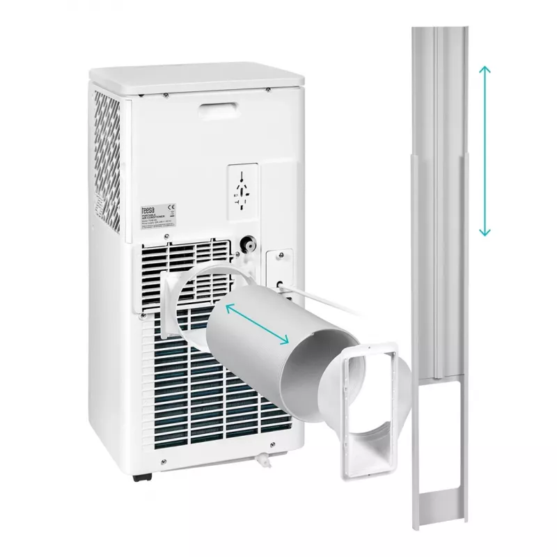 TEESA kannettava ilmastointilaite 2,5 kW Wi-Fi Tuya