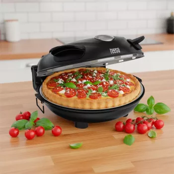 TEESA SUPREME pizzauuni, 1200 W, 32 cm, katseluikkuna, irrotettava kivi