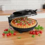 TEESA SUPREME pizzauuni, 1200 W, 32 cm, katseluikkuna, irrotettava kivi