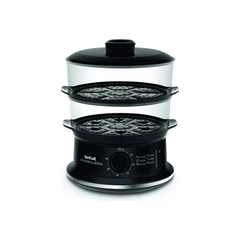 Tefal Convenient VC140135 Höyrykeitin, 2 koria, 6 L, 900 W, musta