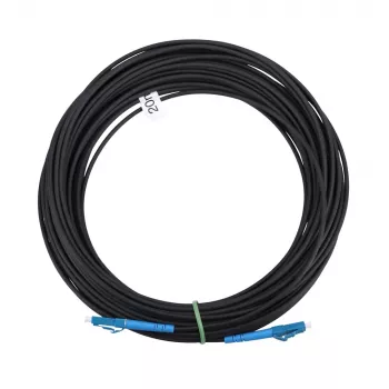TELCOLINE 1J LC/UPC - LC/UPC singlemode-patchkaapeli, 20 m, LSOH, keltainen