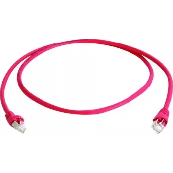 Telegärtner 100008775 RJ45-patchkaapeli CAT 5e F/UTP 5,0 m punainen paloa hidastava taittumissuojalla