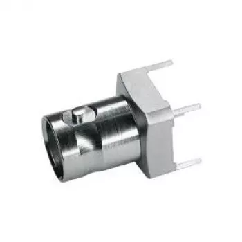 Telegärtner BNC-liitin piirilevyyn läpijuotettava 50 ohm Z06 20 mm nastan pituus (J01001A1944)