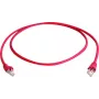 Telegärtner CAT 6A S/FTP crossover-patchkaapeli, RJ45, 1 m, punainen, LSZH L00000A0120