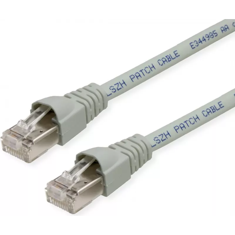 Telegärtner L00004A0104 Cat6a S/FTP -verkkokaapeli, 6 m, harmaa