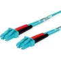Telegärtner LC-LC monimuoto OM3 duplex kuitu-patchkaapeli, 2 m, aqua L00871A0006