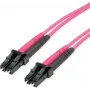 Telegärtner LC-LC OM4 duplex kuitupatch-kaapeli, 2m, violetti 100011327