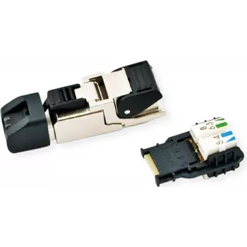 Telegärtner MFP8 RJ45-liitin Cat.6a T568B suojattu pölysuojuksella (J00026A2001)