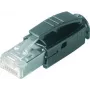 Telegärtner STX RJ45 liitin Cat.5e 8P8C puristusliitin, läpinäkyvä, 1 kpl J80026A0001
