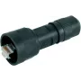 Telegärtner STX V1 RJ45 pistokesarja muoviversio 1 suora 8P8C musta J80026A0009 1 kpl