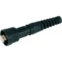 Telegärtner STX V1 RJ45 pistokesarja, muoviversio 1, suora, 8P8C, suojattu, musta, 1 kpl