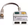 TELEGÄRTNER T-adapteri Cat5e - 100Base-T/ISDN RJ45 jakaja (J00029A0013)