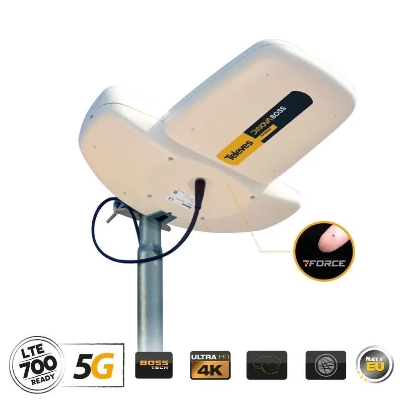 TELEVES DINOVA BOSS ulko-DVB-T/T2-antenni (144021)