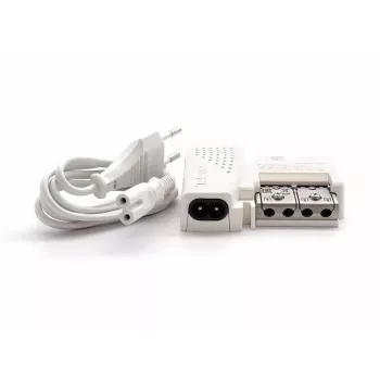 TELEVES PicoKom 1 EC antennivahvistin, 1 tulo, 2 lähtöä, 12 dB vahvistus, 47-694 MHz, F-liitin, sisäkäyttöön