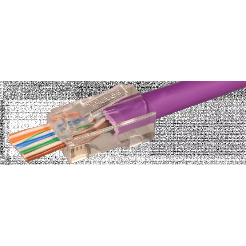 TELEVES RJ45-liitin läpivienti-UTP Cat6 liitin (209906)