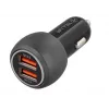 Tellur dual USB -autolaturi QC 3.0:lla, 6A musta