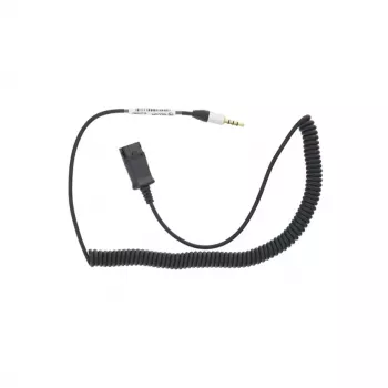 Tellur QD - 3,5 mm plugi 4-napainen adapterikaapeli 2,95 m musta