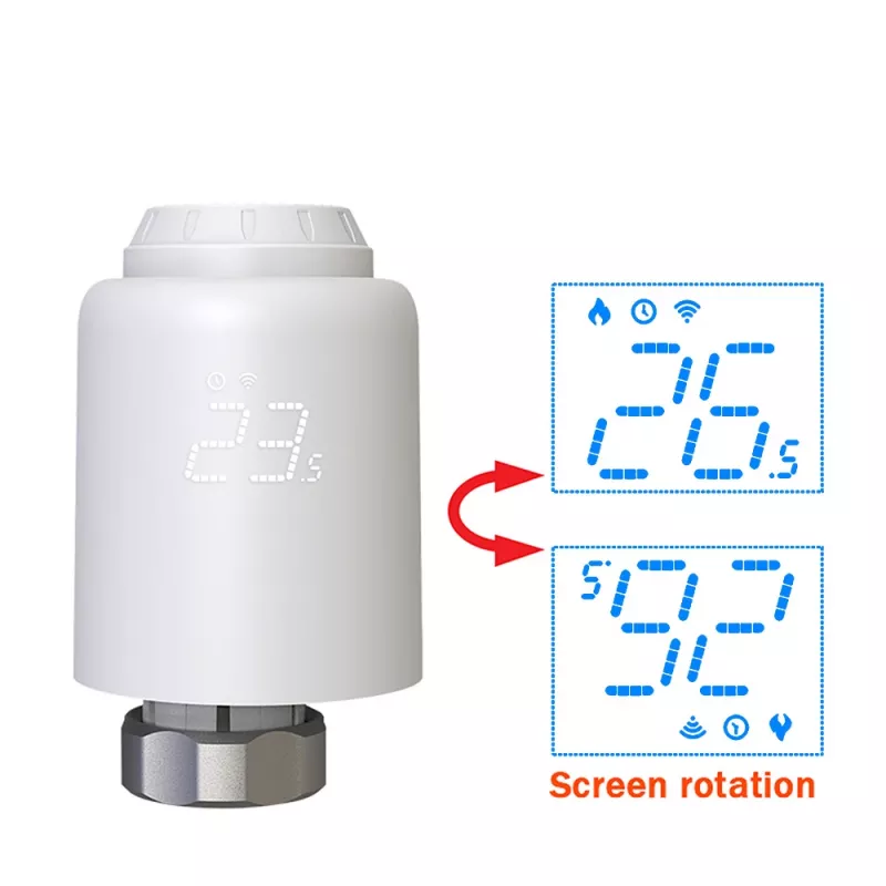 Tellur Smart WiFi termostaattinen patteriventtiili RVSH1 LED valkoinen