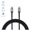 Tellur Type-C - Type-C -kaapeli 3A 60W 1m musta