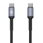 Tellur Type-C - Type-C -kaapeli 3A 60W 1m musta