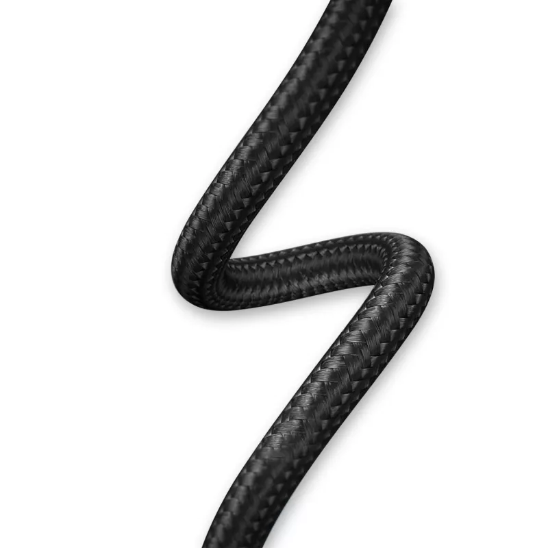 Tellur Type-C - Type-C -kaapeli 3A PD60W 2m nylon musta