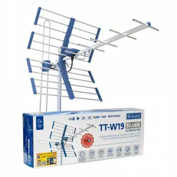 TELMOR TT W19 SILVER COMBO DVB-T2-antenni 5G suojattu