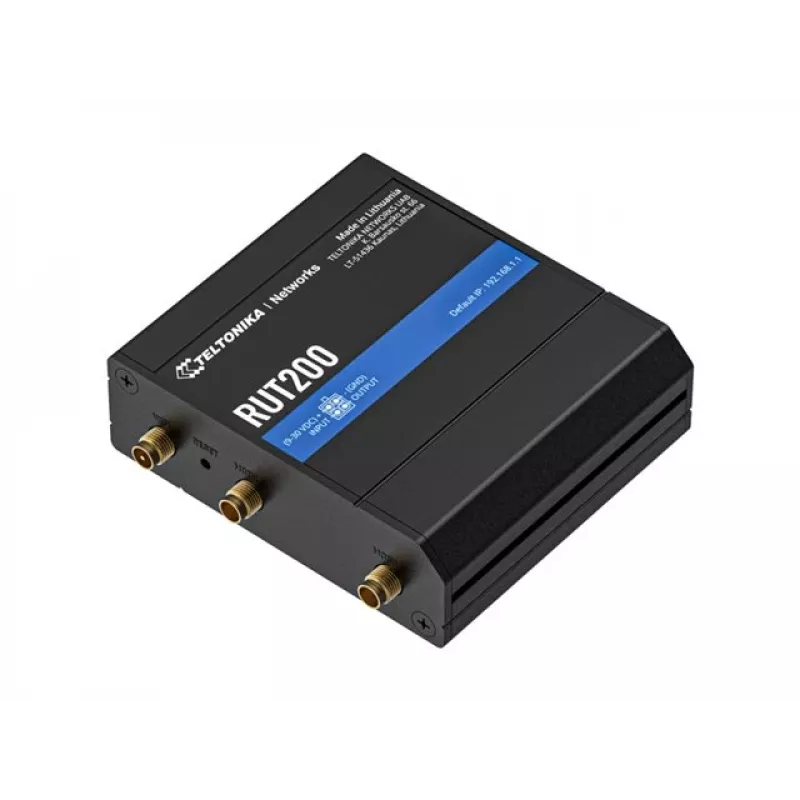 Teltonika Networks RUT200 eSIM 4G/LTE/3G Wi-Fi EMEA EU teollisuusreititin