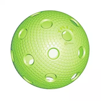 Tempish TRIX salibandypallo vihreä 72mm 23g 26-reikäinen PE harjoittelu peli