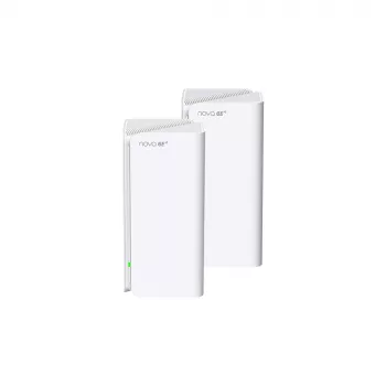 Tenda MX21 Pro (2 kpl:n pakkaus) Tri-Band Wi-Fi 6E AXE5400 Mesh-järjestelmä, valkoinen, 3 sisäistä antennia