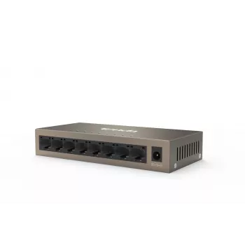 Tenda TEG1008M 8-porttinen Gigabit Ethernet kytkin | 16Gbps metalli pöytämalli
