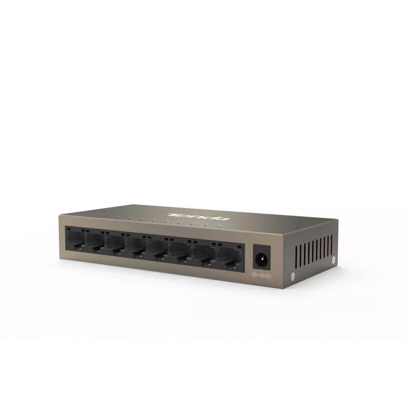 Tenda TEG1008M 8-porttinen Gigabit Ethernet kytkin | 16Gbps metalli pöytämalli