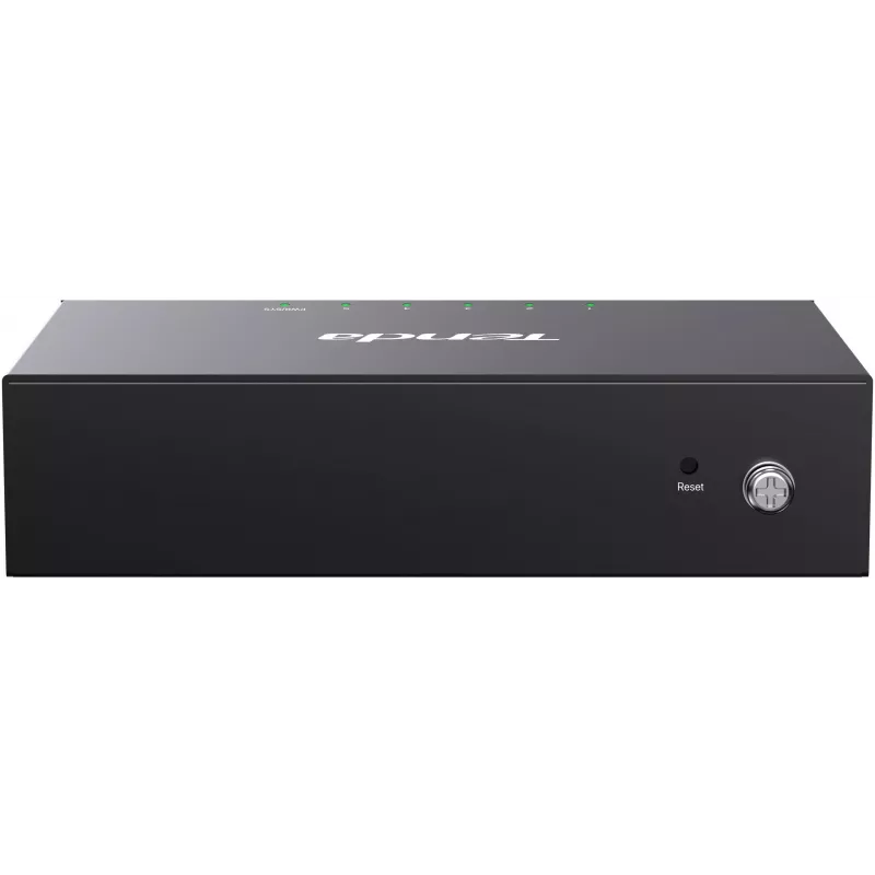 Tenda TEG2205D Web Smart L2 Cloud Managed -kytkin, 5x 10/100/1000 Mbps, metalli, tuulettimeton