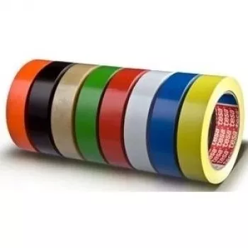 tesa 4104 pakkausteippi, 50 mm x 66 m, musta, PVC, luonnonkumiliima, korkea tarttuvuus, 3 rullaa 04104-000081-00