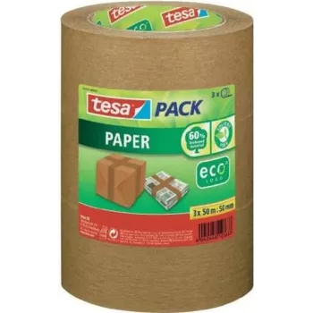 tesa pack Paper ecoLogo 55337-02-01 ruskea paperinen pakkausteippi 50 mm x 50 m